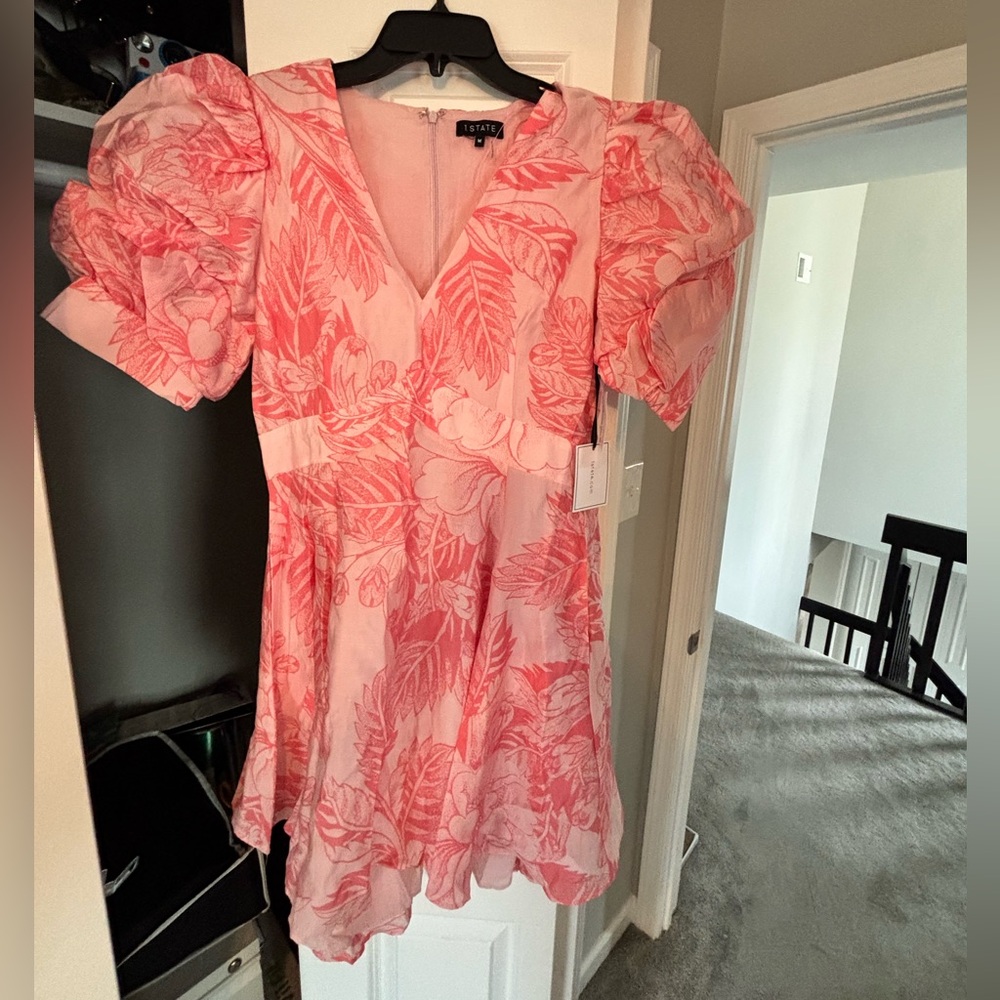 Elegant Pink Floral Women's Top